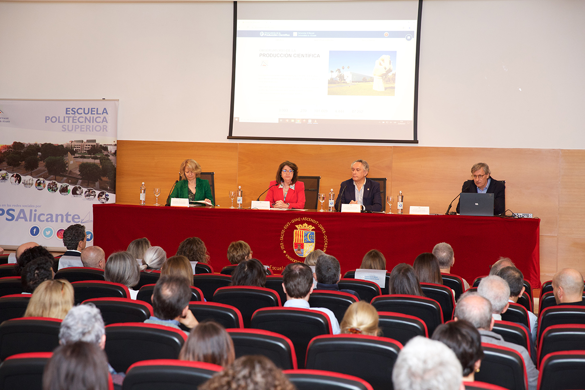 La UA reúne su producción científica, tesis y patentes en el Observatorio de la producción científica