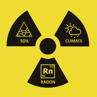 Una aplicación web estima el riesgo potencial del gas radón para la salud humana