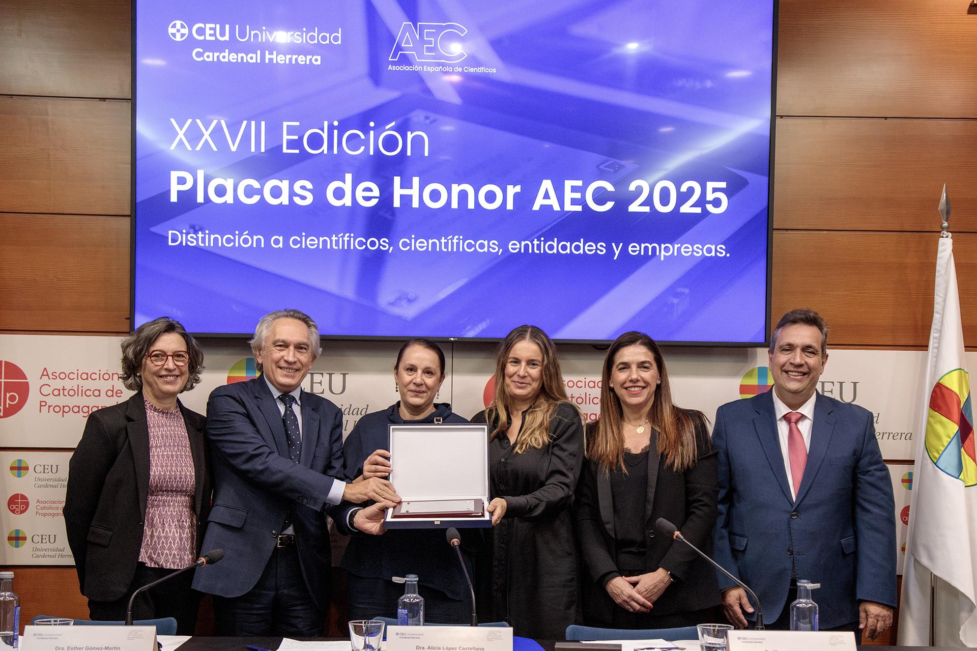 La AEC galardona a los Premios Sapiència en la modalidad de divulgación científica